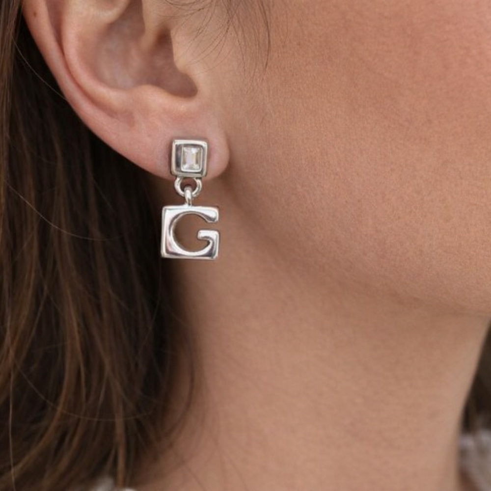 NWT-vintage Givenchy Bijoux G Logo Earrings original card